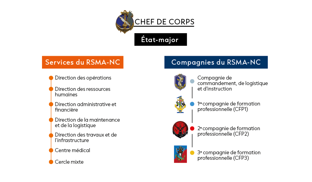 04 Organigramme du RSMA NC